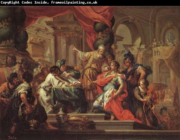Sebastiano Conca Alexander the Great in the Temple at Jerusalem